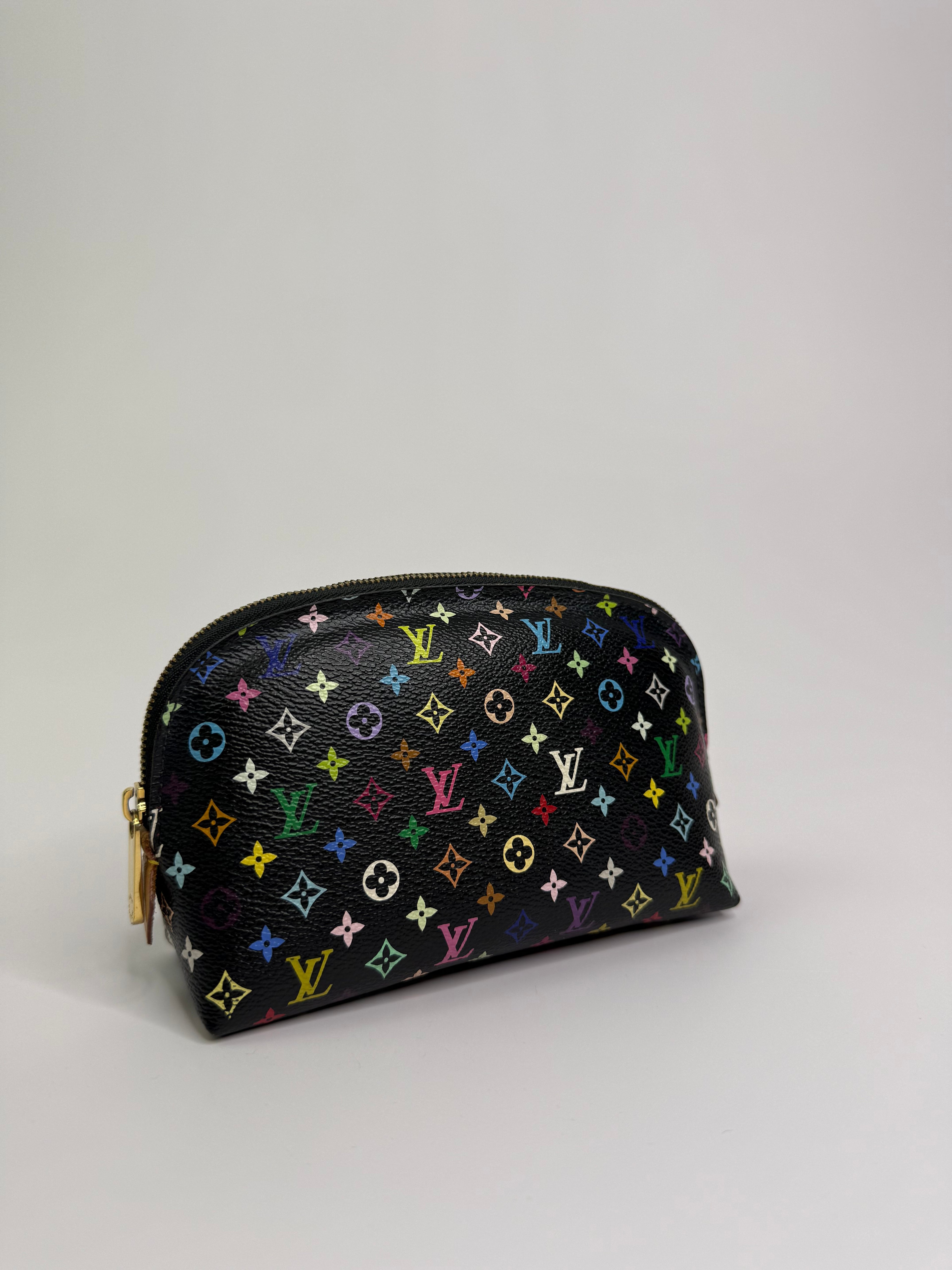 Trousse Louis Vuitton Murakami Multicolore Noir | Monogram