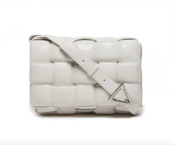 Bottega Veneta – Cassette Padded Blanc