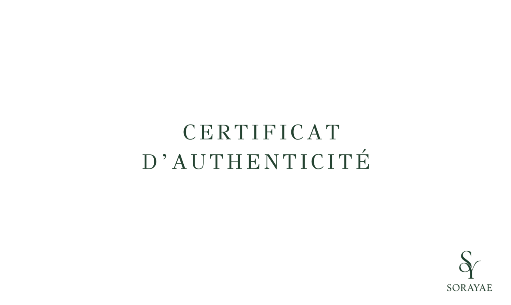Carte d’authenticité Louis Vuitton, accessoire original de sac de luxe d’occasion disponible chez Sorayae