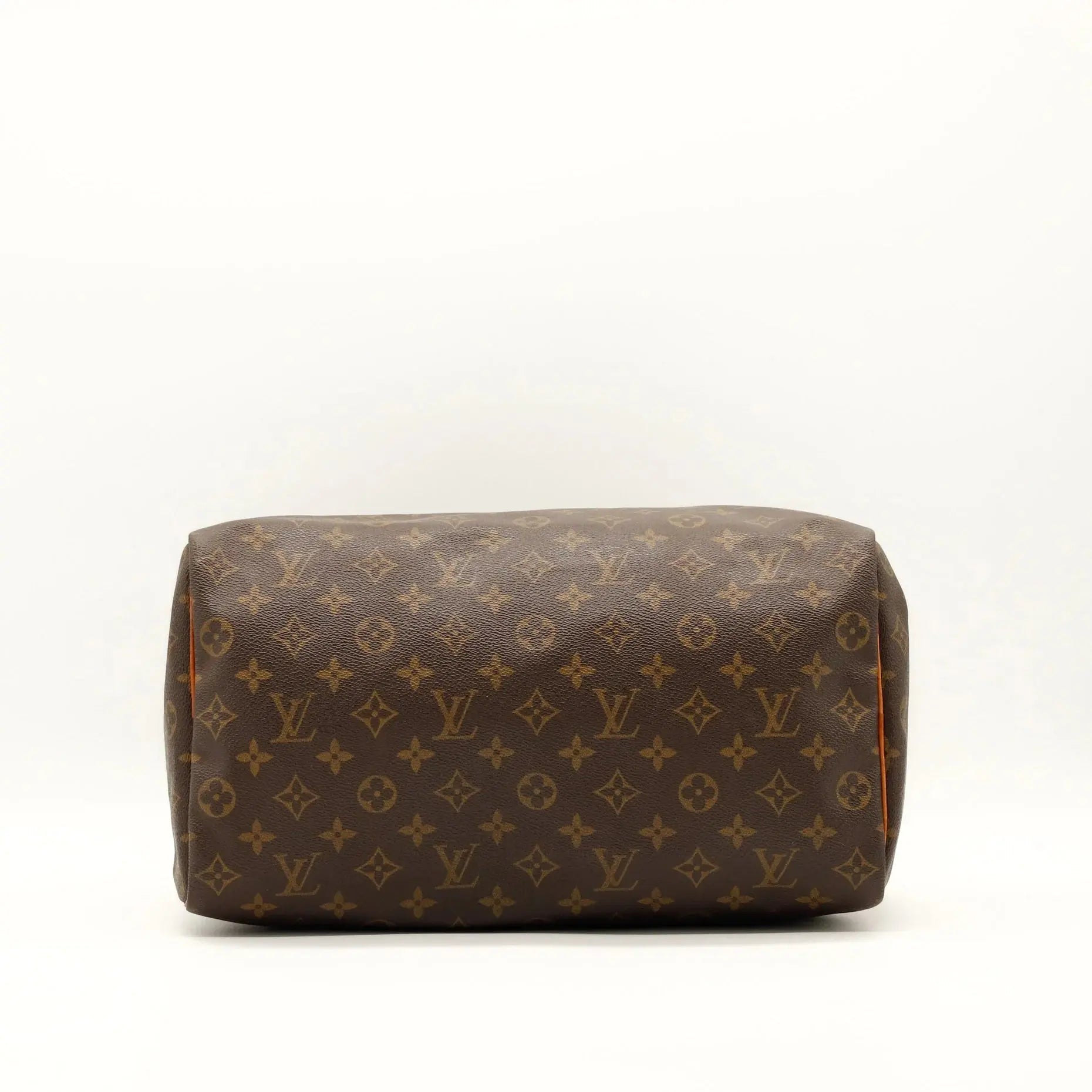 Sac Louis Vuitton Speedy 35 en toile Monogram, sac de luxe d’occasion authentique disponible chez Sorayae.